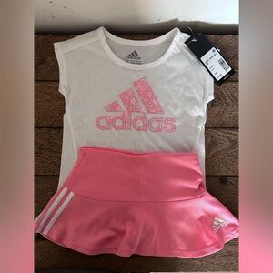 Adidas baby skort set, 12 months